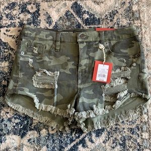 NWT Mossimo High Rise Camo Shorts